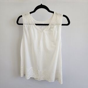 Dear John White Linen Shirt Size Small NWT